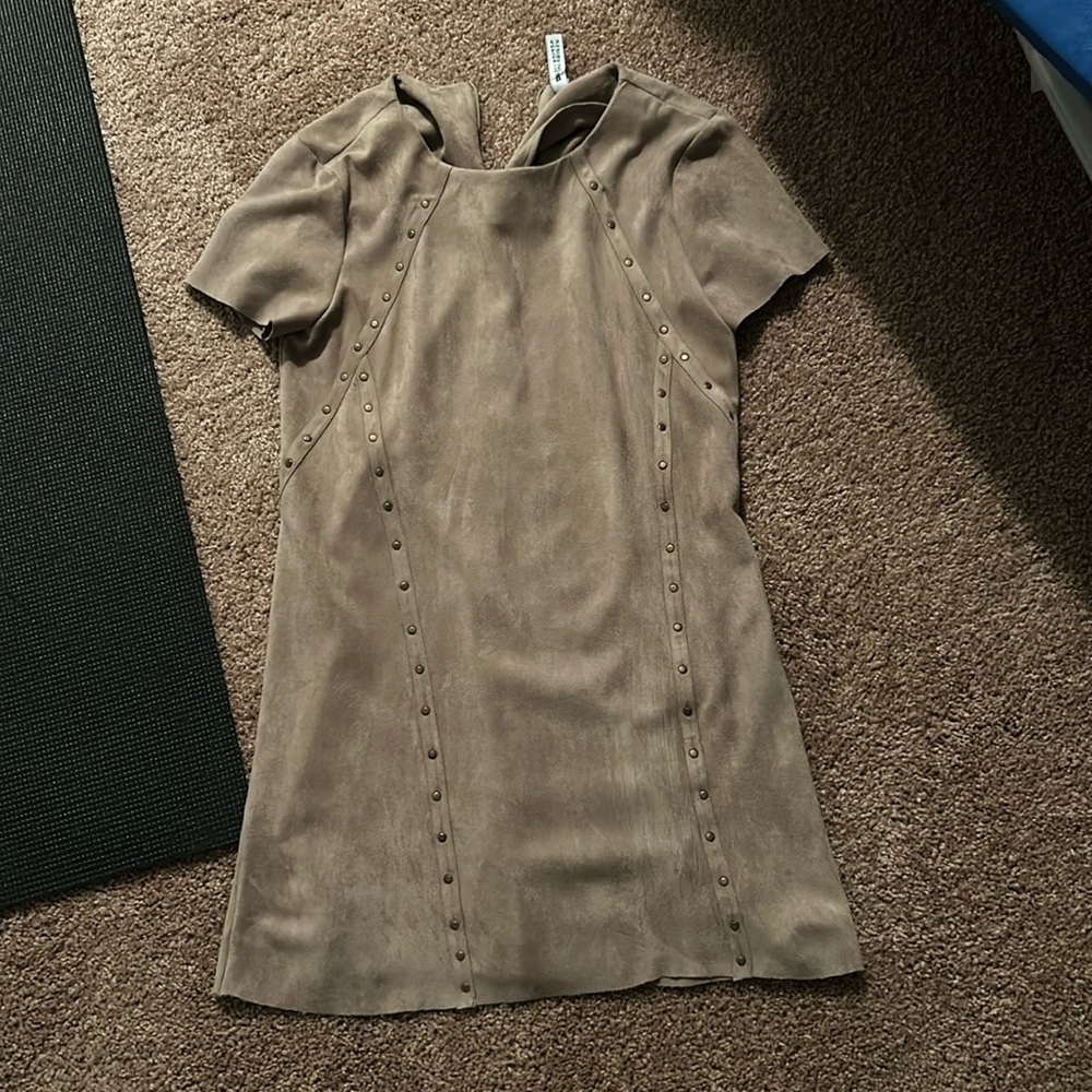 Design lab suede mini dress